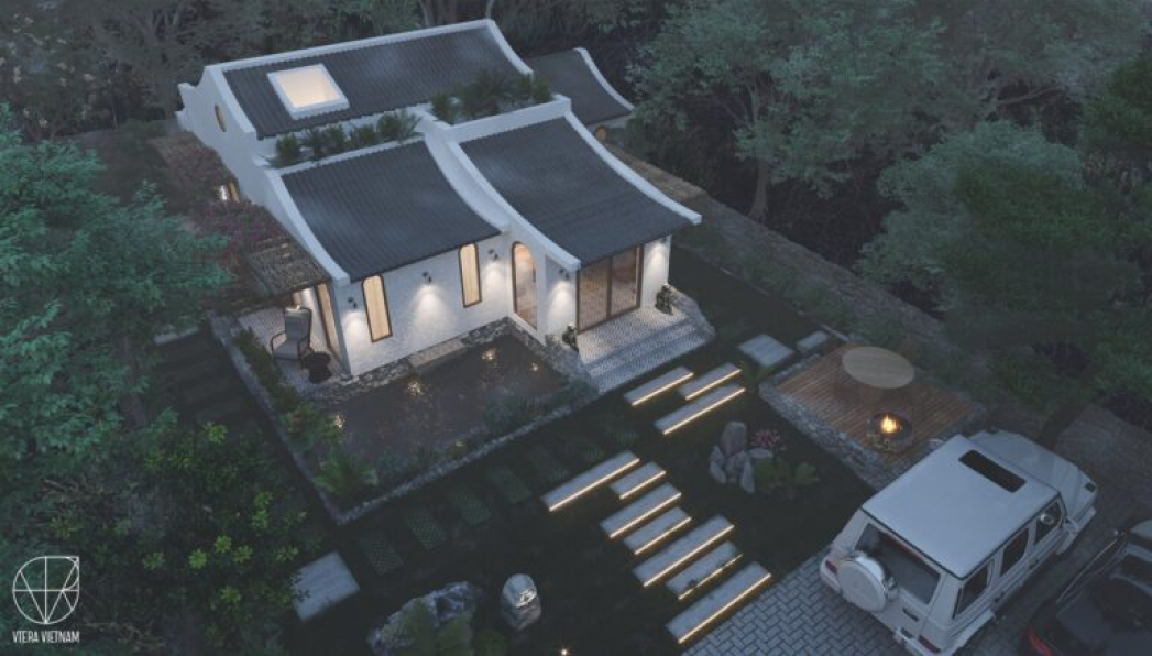 Tran Trung Hieu - Free 3D Villa Exterior Model Download 