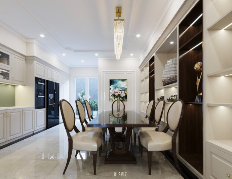 Vu Van Bac - 3D Interior Neoclassical House Model For Free Download 