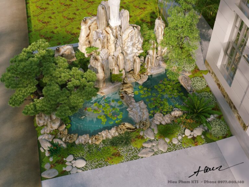 Kts Hieu Pham - 3D Garden Exterior Model Download