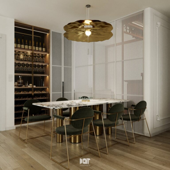 Nguyen Chi - Free 3D Living Room- Kitchen Interior Model Download 