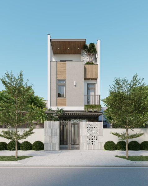 Tran Vinh - 3D House Exterior Model Download 