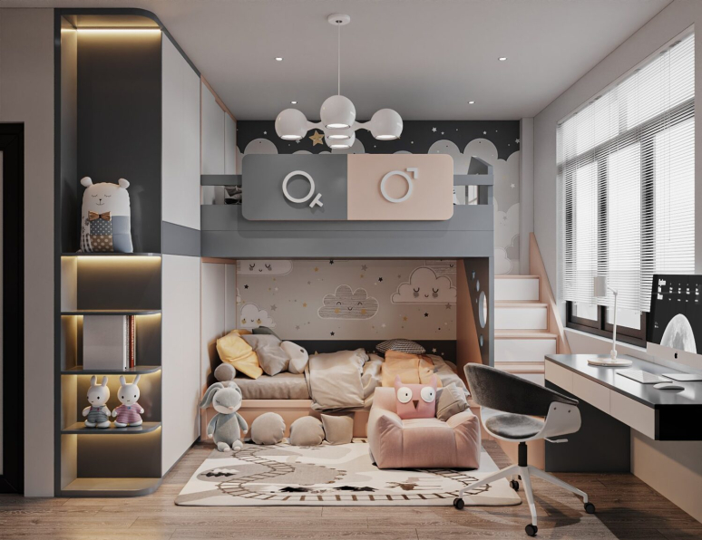 Nguyen Tuan Hai - Download Free Children Room Interior Model 