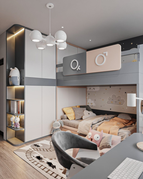 Nguyen Tuan Hai - Download Free Children Room Interior Model 