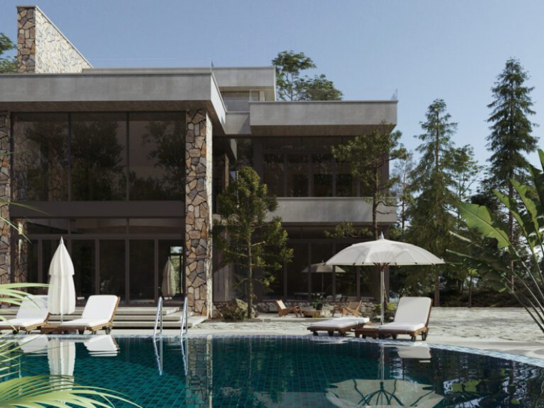 Nguyen Hong Quan - Free 3D Villa Exterior Model Download 