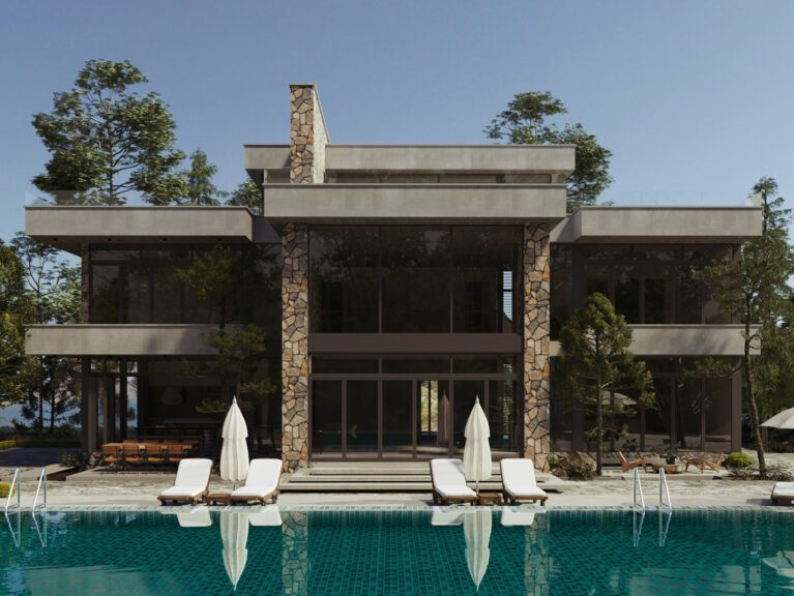 Nguyen Hong Quan - Free 3D Villa Exterior Model Download 