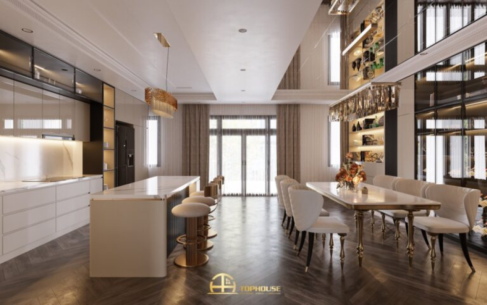 Tuan An - Free 3D Living Room- Kitchen Interior Model Download