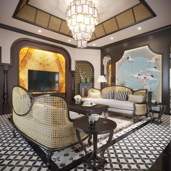Tran Thanh - Download Free 3D Indochine House Interior Model 