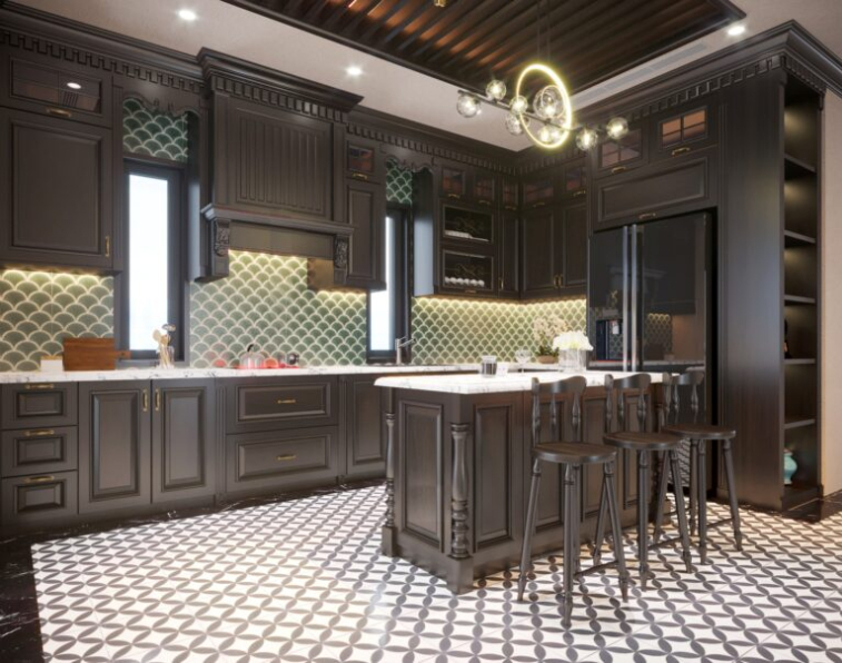 Tran Thanh - Download Free 3D Indochine Kitchen Room Interior Model 