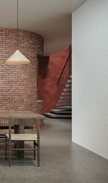 Duong Tran - Free 3D Living Room- Kitchen Interior Model Download 