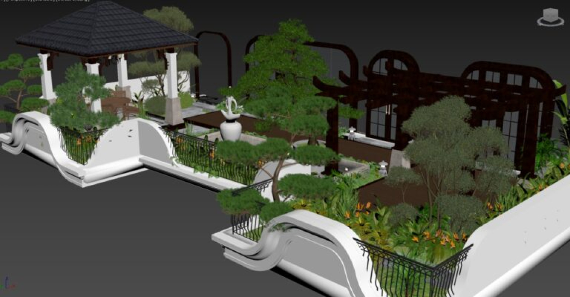 Trung Kien Kts - Free 3D Balcony Exterior Model Download 