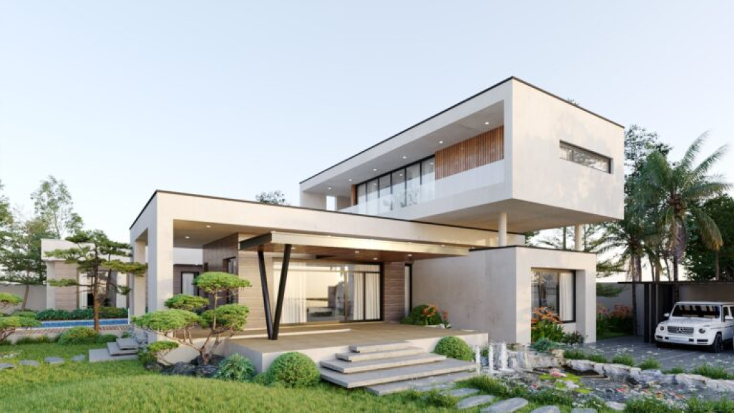  Lai Chung - Free 3D Villa Exterior Model Download