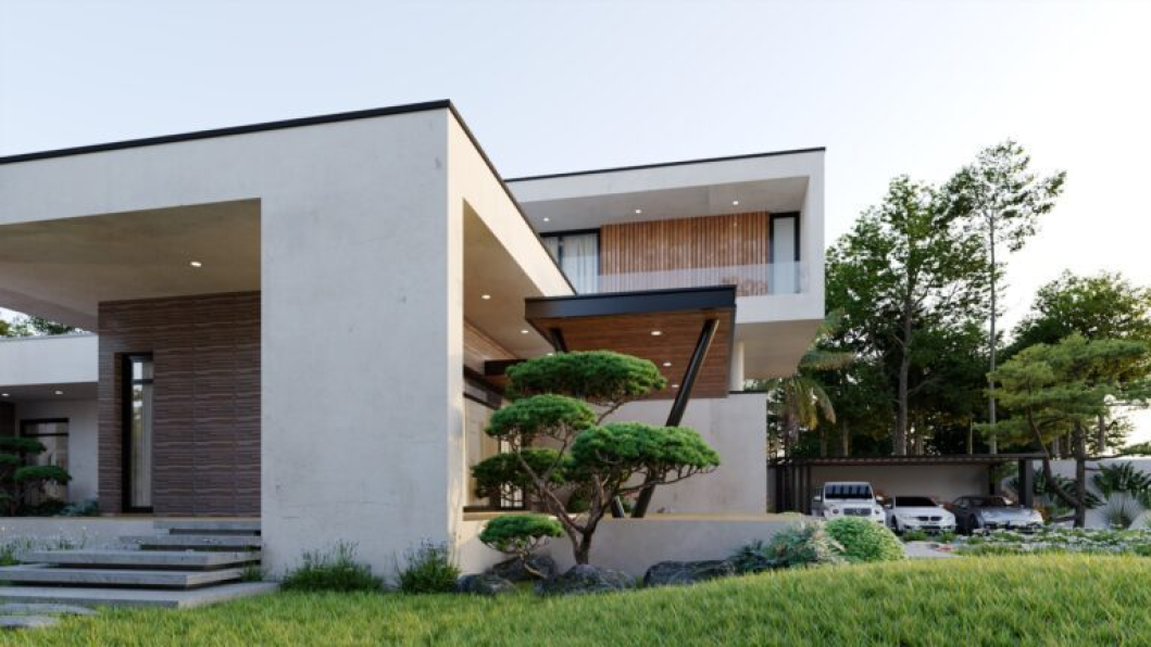  Lai Chung - Free 3D Villa Exterior Model Download