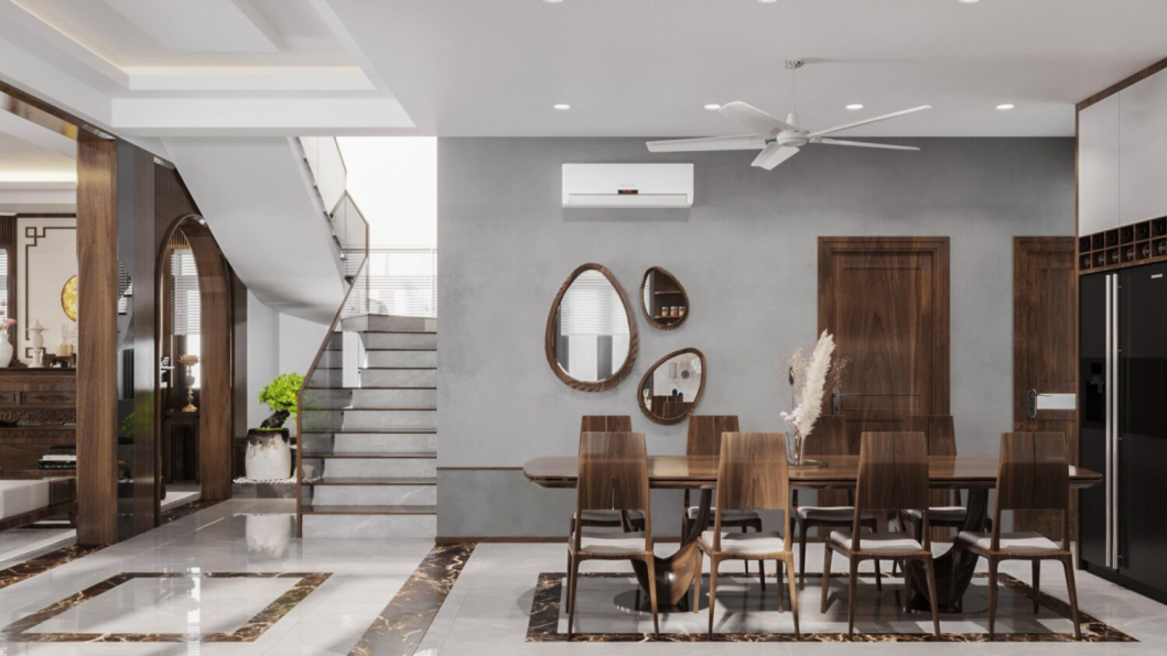 Nguyen Phuong Nam - Download Free Living Room- Kitchen Interior Model 