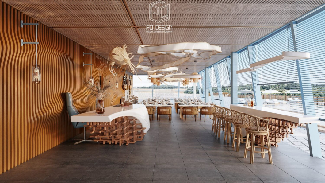 Pham Minh Quang - Download Free Restaurant Interior Model 