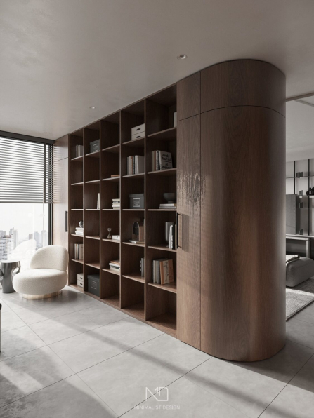 Tran Nghia - Download Free Living Room- Kitchen Interior Model 