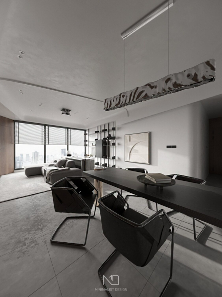 Tran Nghia - Download Free Living Room- Kitchen Interior Model 