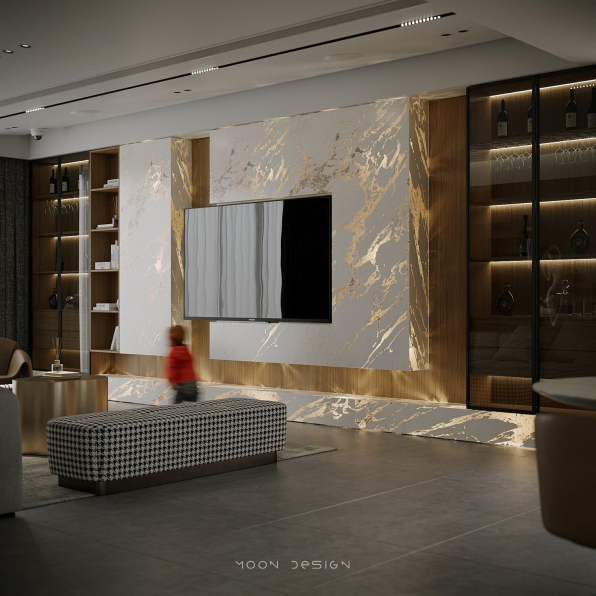 Nguyen Ha Download Free Living Room- Kitchen Interior Model 