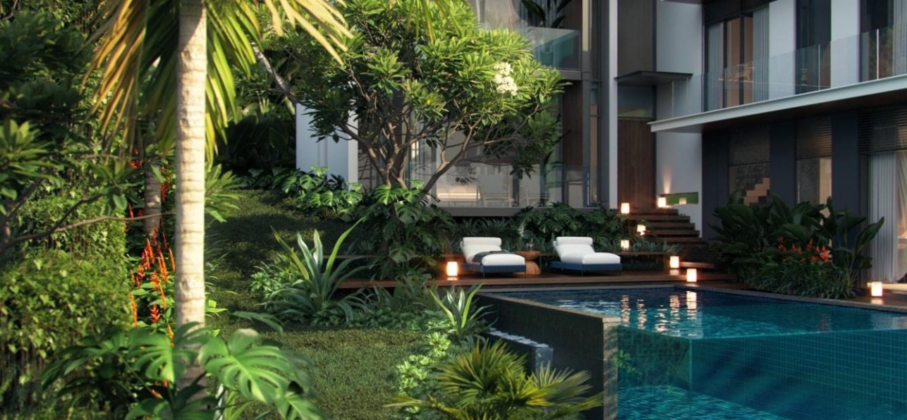 Doan Hieu - Free 3D Tropical Villa Exterior Model Download