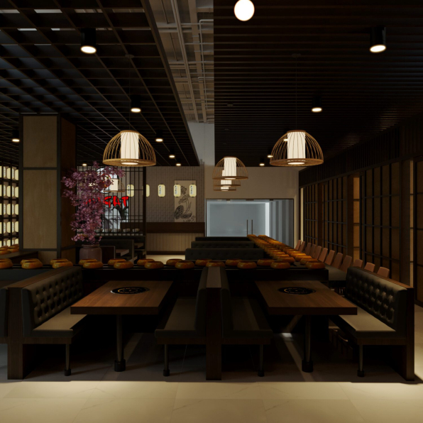 Nguyen Cuong - Download Free Restaurant Interior Model 