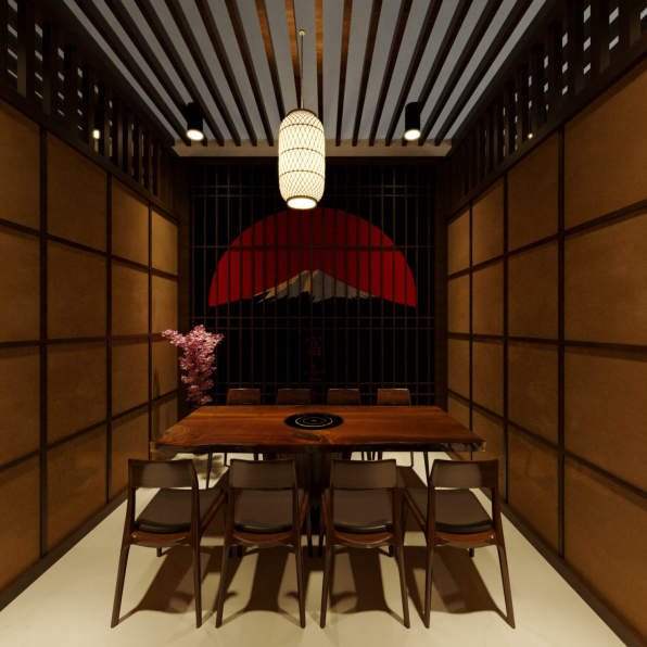 Nguyen Cuong - Download Free Restaurant Interior Model 
