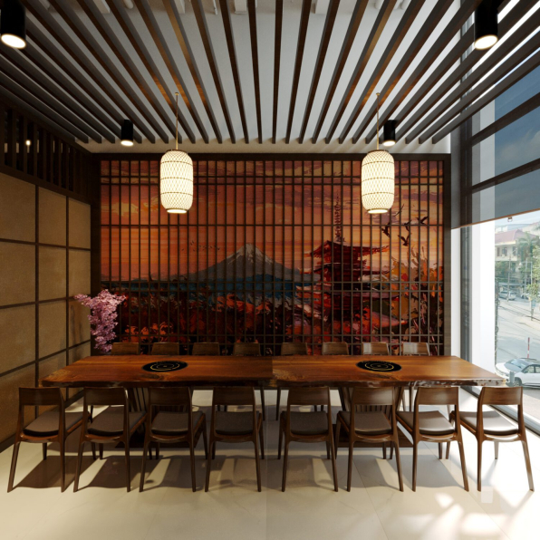 Nguyen Cuong - Download Free Restaurant Interior Model 