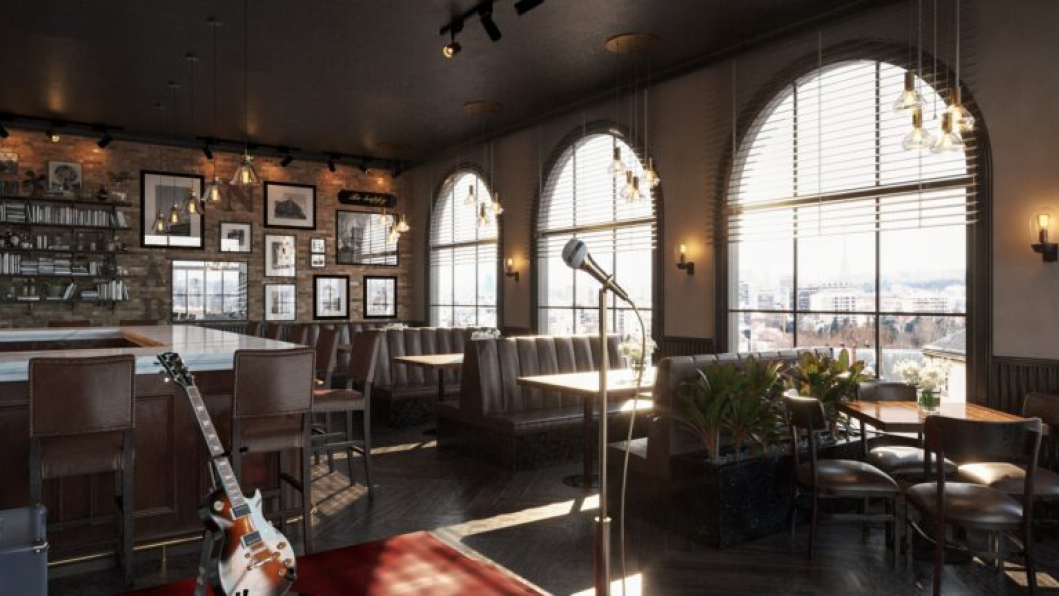 Duy Phan - Free 3D Coffee Room Interior Model Download 
