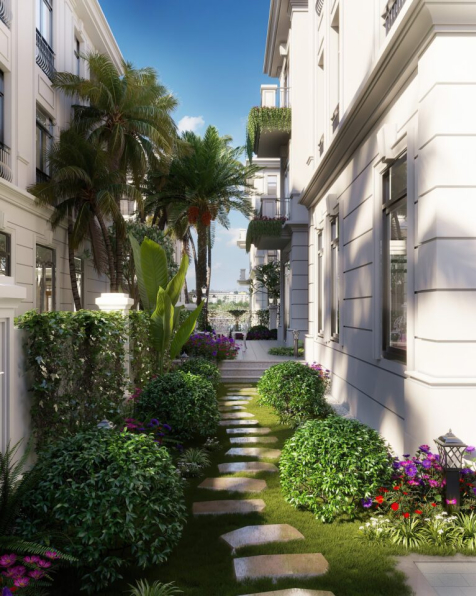 Louis Nguyen - Free 3D Garden Villas Exterior Model Download 