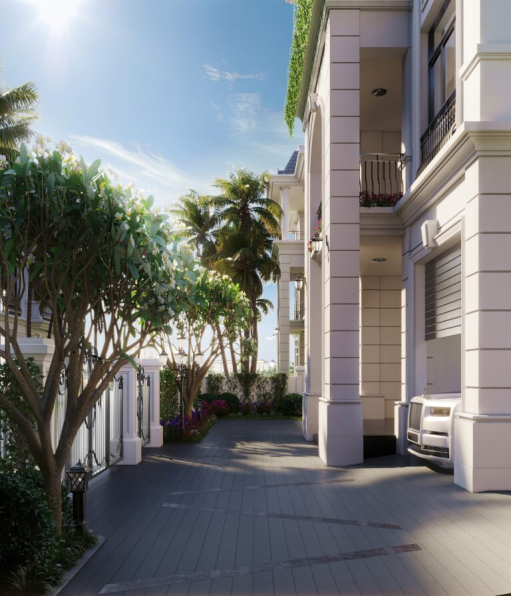 Louis Nguyen - Free 3D Garden Villas Exterior Model Download 