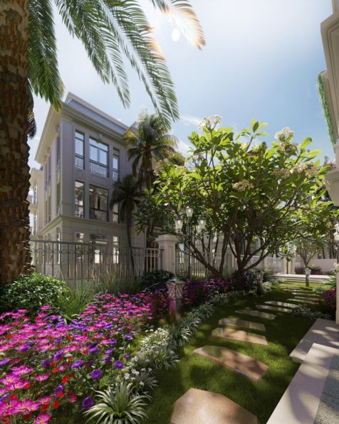 Louis Nguyen - Free 3D Garden Villas Exterior Model Download 