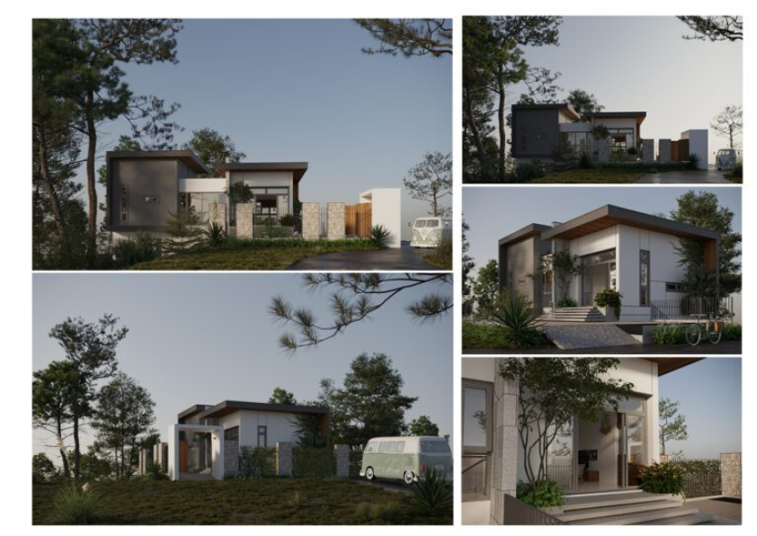 Do Quang Huy - Free 3D House Exterior Model Download 