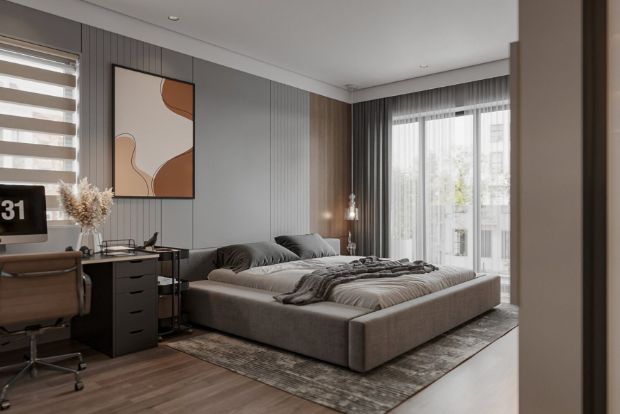 Hoang Dung - Download Free Bedroom Interior Model 