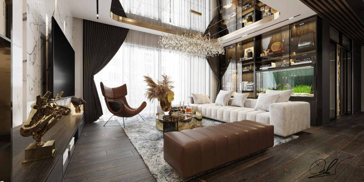 Kts Hai Quy - Download Free Living Room - Kitchen Interior Model 