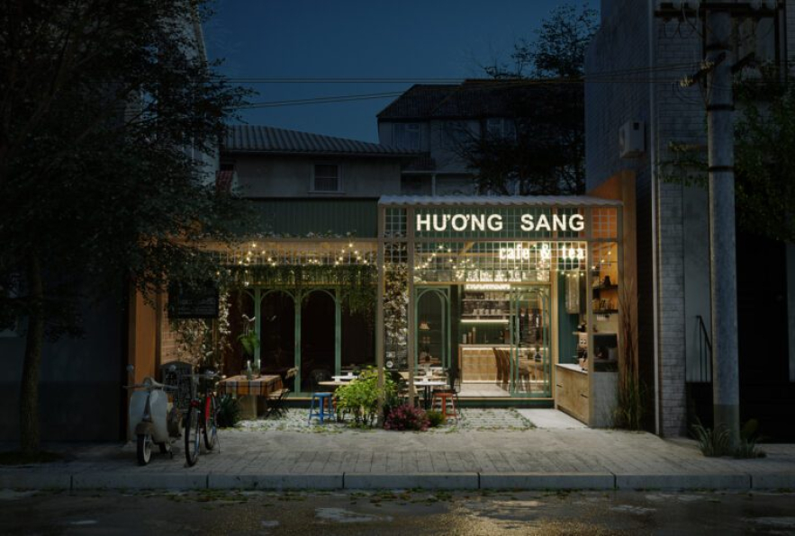 Giang Lu - Free 3D Coffee Room Interior Model Download 
