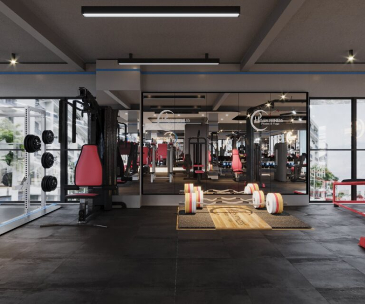 Quan Le - 3D Gymroom Interior Model Download