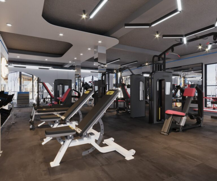 Quan Le - 3D Gymroom Interior Model Download