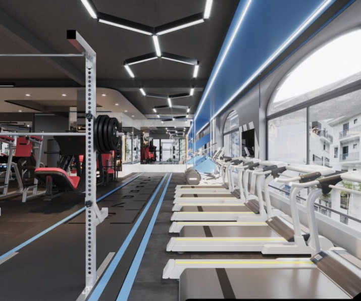 Quan Le - 3D Gymroom Interior Model Download