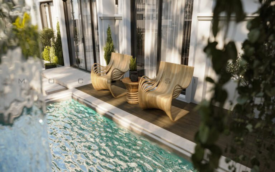 Nguyen Thanh Vuong - Free 3D Villa Exterior Model Download 