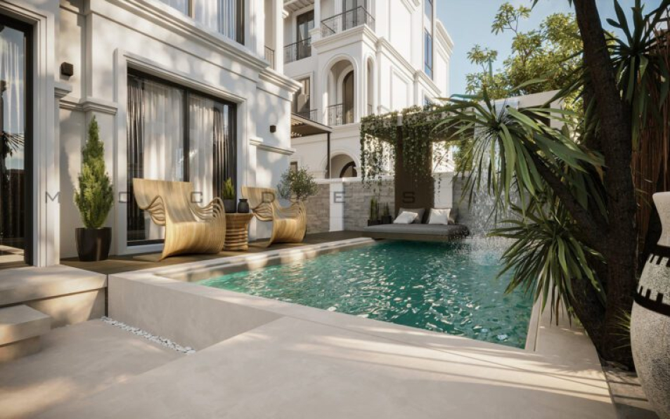 Nguyen Thanh Vuong - Free 3D Villa Exterior Model Download 