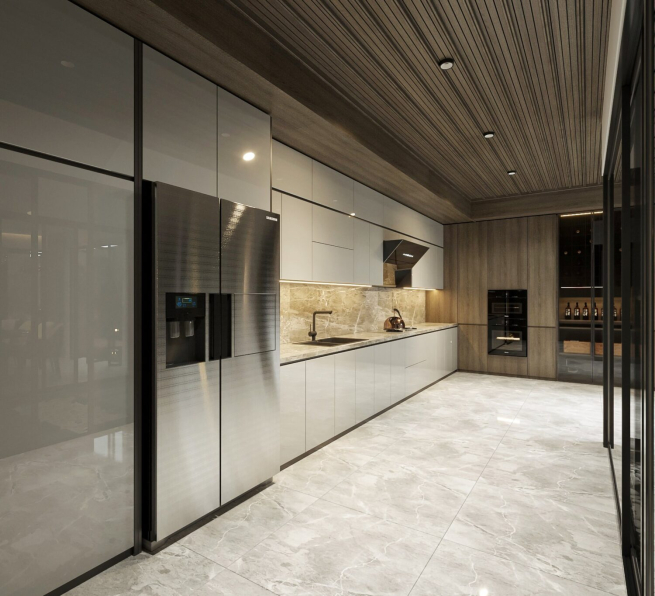 Tuan Pham - Download Free Living Room - Kitchen Interior Model 