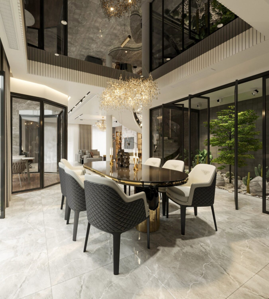 Tuan Pham - Download Free Living Room - Kitchen Interior Model 