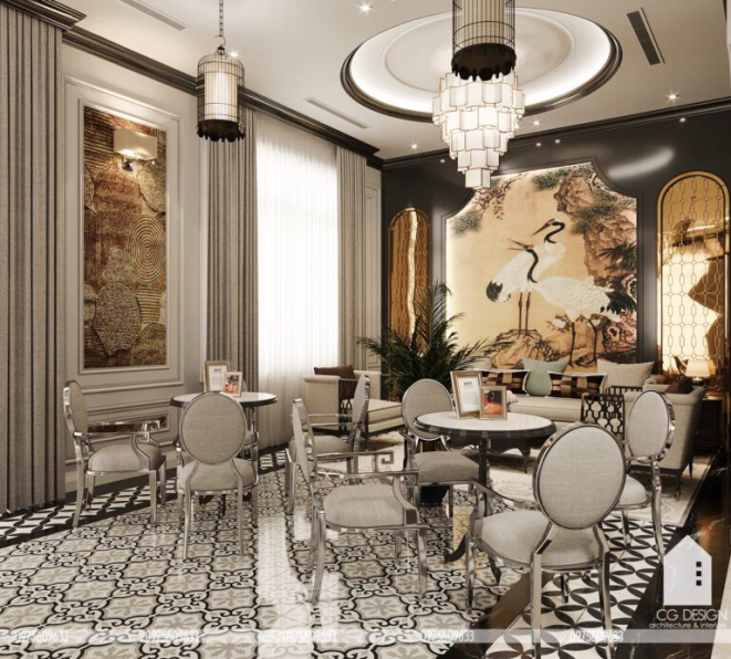 Quoc Tung - Free 3D Coffee Room Interior Model Download 
