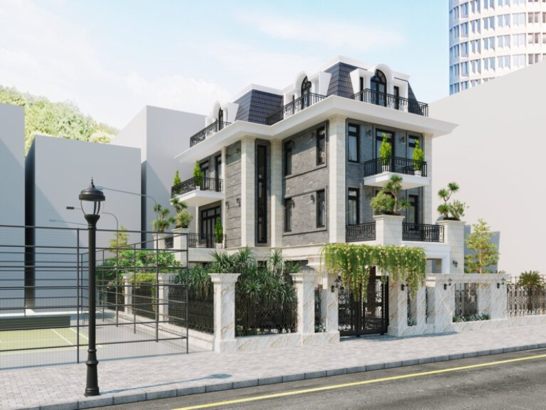 Nguyen Viet Anh - Free 3D Villa Exterior Model Download 