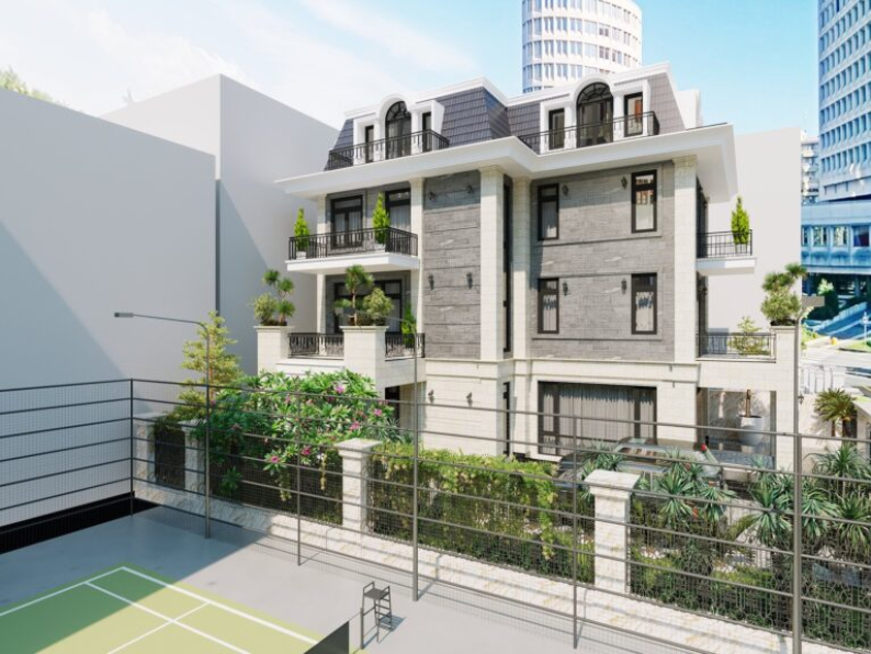 Nguyen Viet Anh - Free 3D Villa Exterior Model Download 