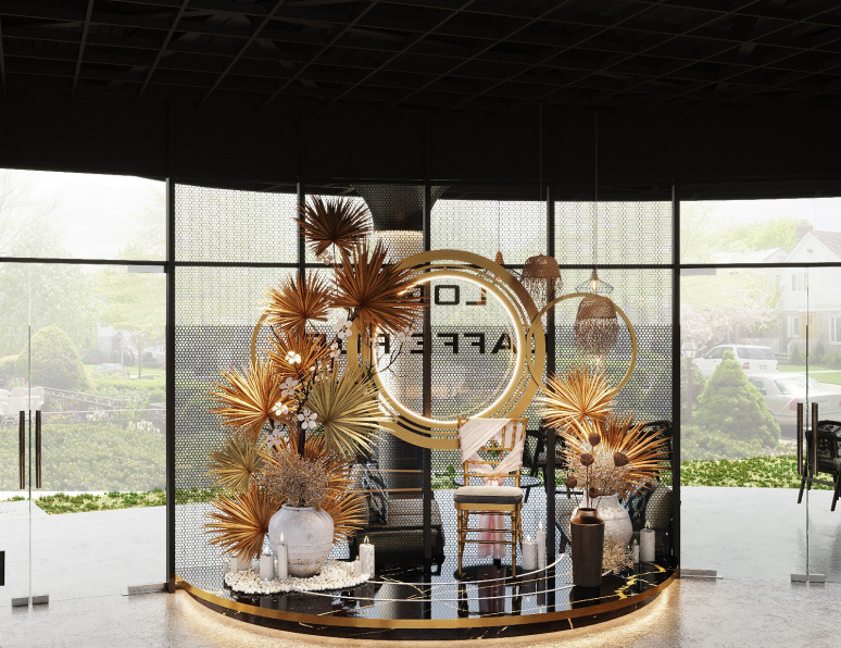 Xuan Dinh - Free 3D Coffee Room Interior Model Download 