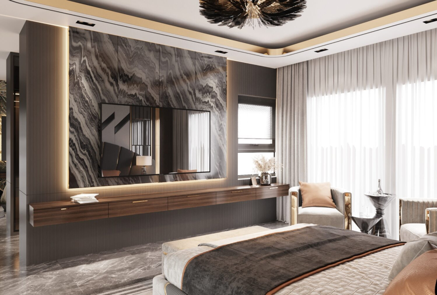 Quynh Thuong - Download Free Master Bedroom Interior Model