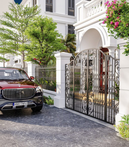 Long Rbk - Free 3D Garden Villas Exterior Model Download 