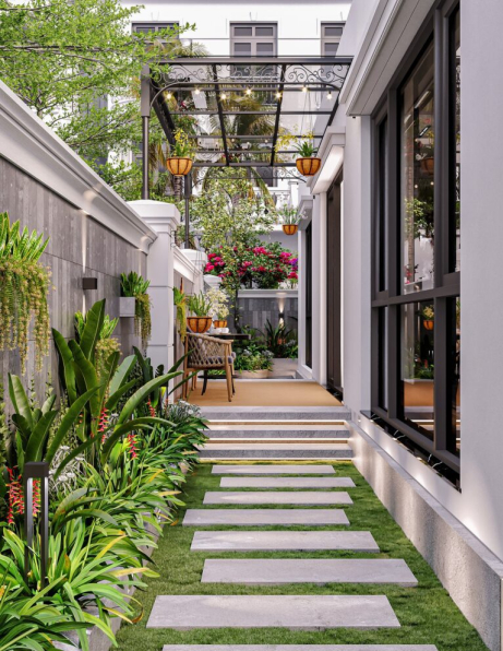 Long Rbk - Free 3D Garden Villas Exterior Model Download 