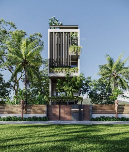 Quy Luong - Free 3D House Exterior Model Download 