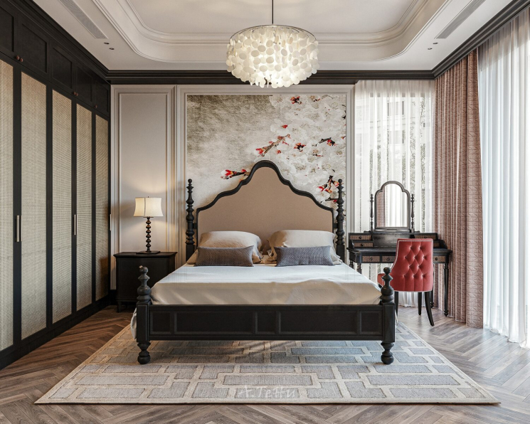 Anh Tehu - Download Free Indochine Bedroom Interior Model 
