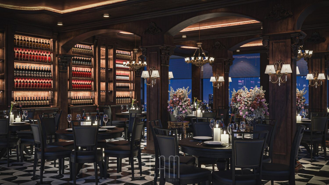 Nguyen Nghia - Download Free Restaurant Interior Model 